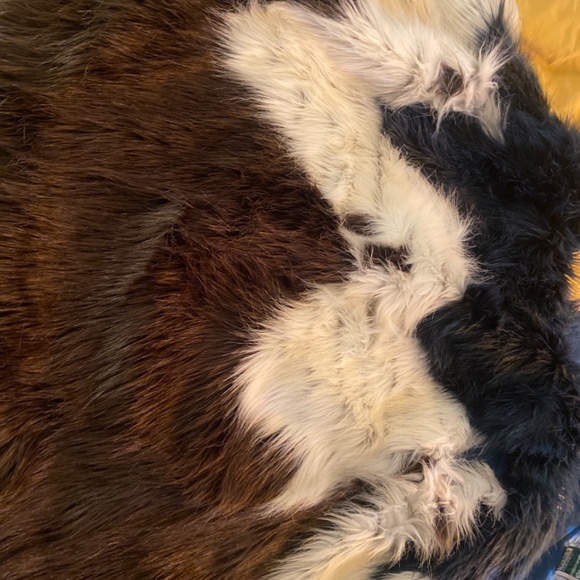 Multi color faux fur vest - Picture 3 of 4